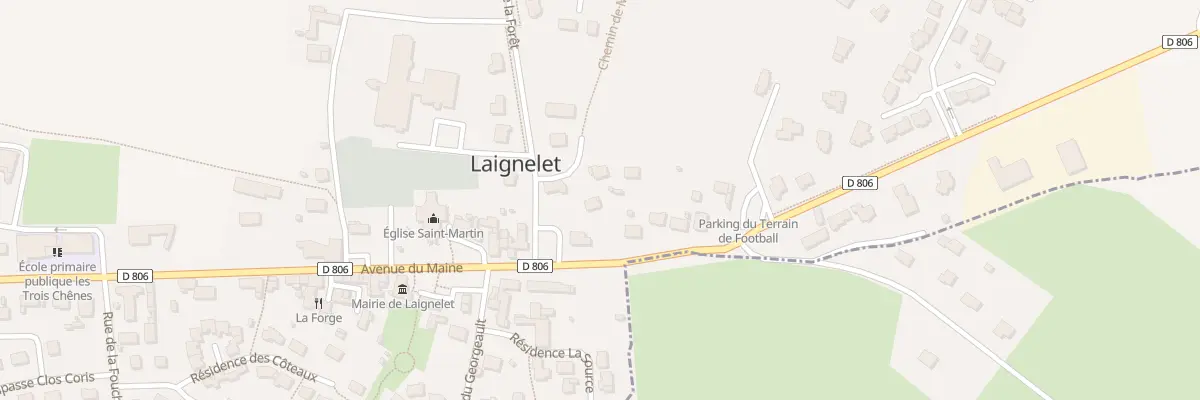 Plan du 2 Chemin de Malhère à Laignelet