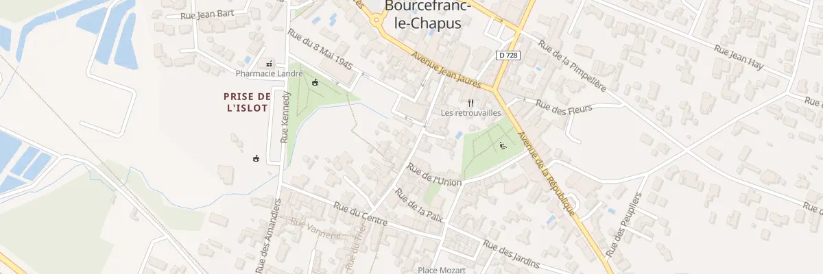 Plan du 7 Rue Gambetta à Bourcefranc-le-Chapus