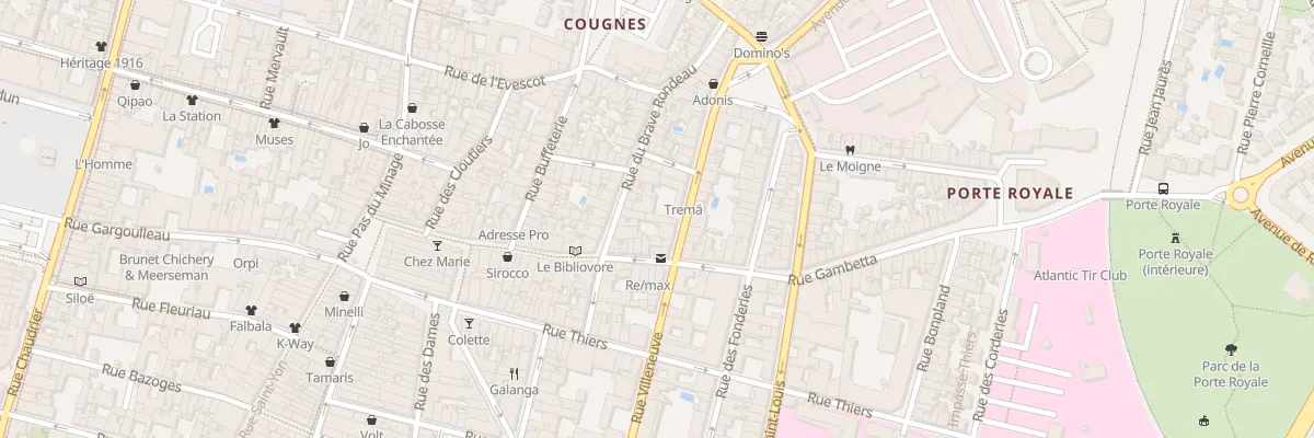 Plan du 23T Rue Villeneuve à La Rochelle