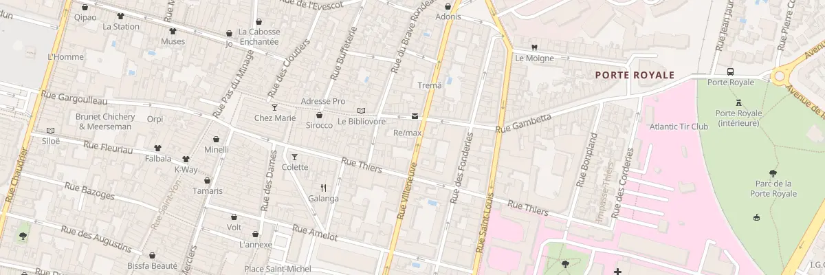 Plan du 19 Rue Villeneuve à La Rochelle
