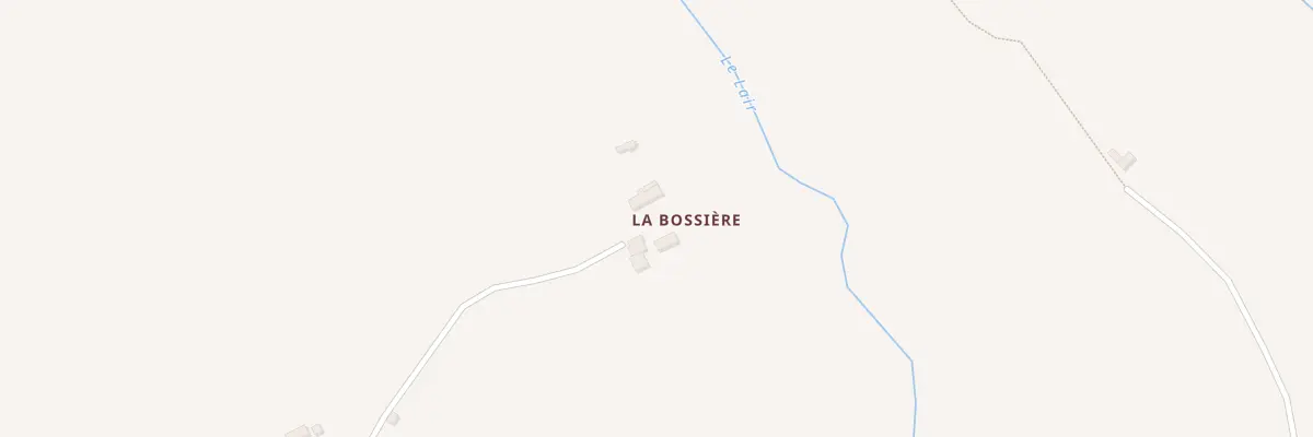 Plan du 1181 La Bossière à Louvigné-du-Désert