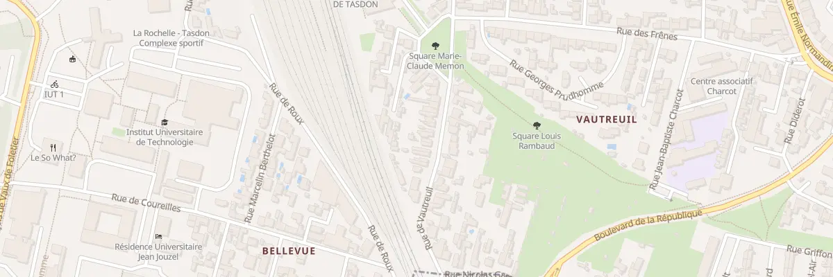 Plan du 30 Rue de Vautreuil à La Rochelle