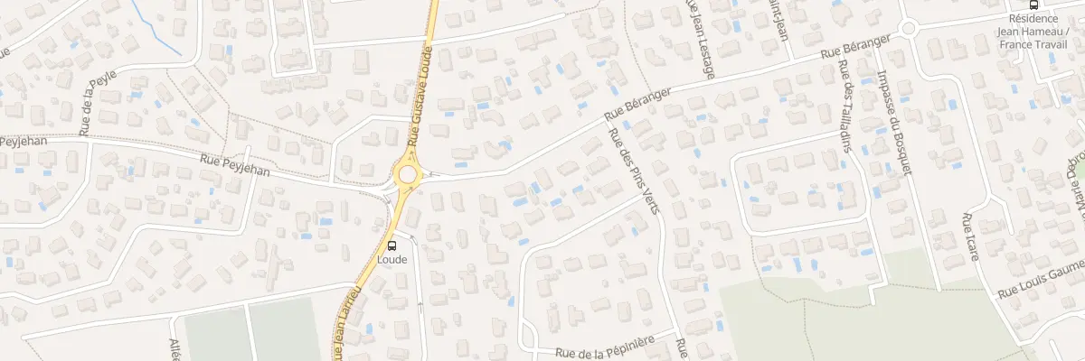 Plan du 43 Rue Béranger à La Teste-de-Buch