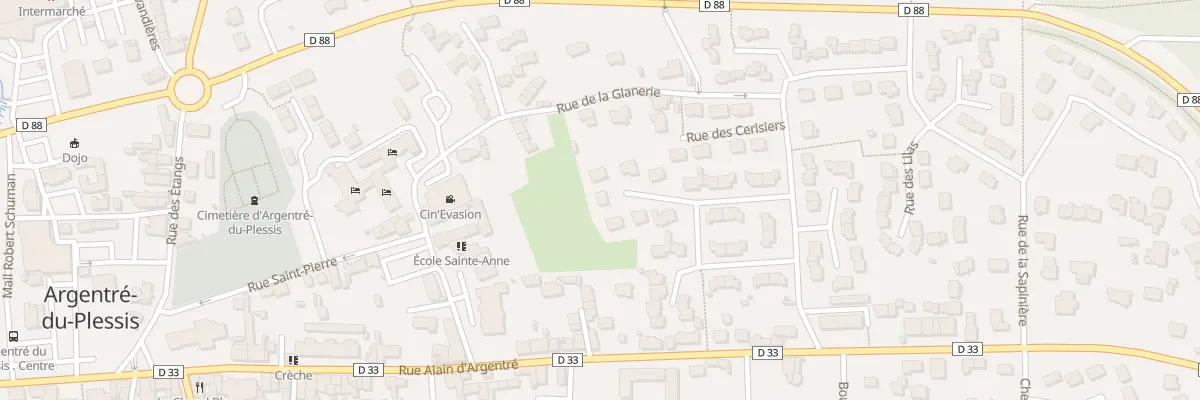 Plan du 20 Rue Port-Louis à Argentré-du-Plessis