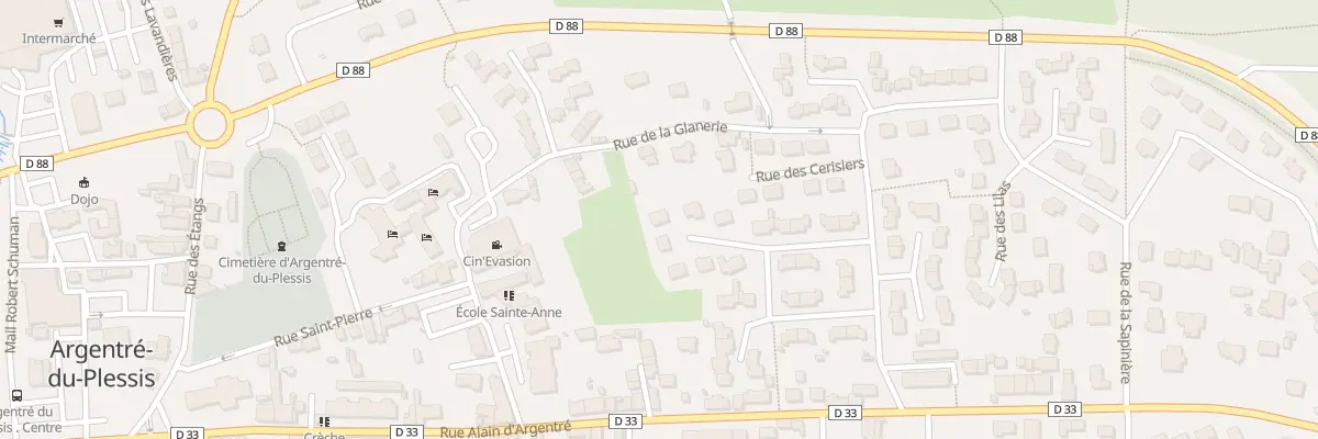 Plan du 18 Rue Port-Louis à Argentré-du-Plessis