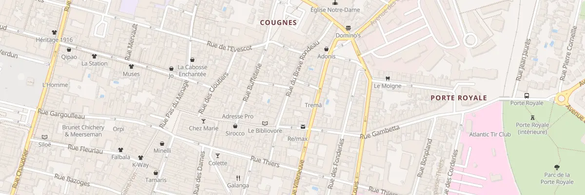 Plan du 18 Rue du Brave Rondeau à La Rochelle