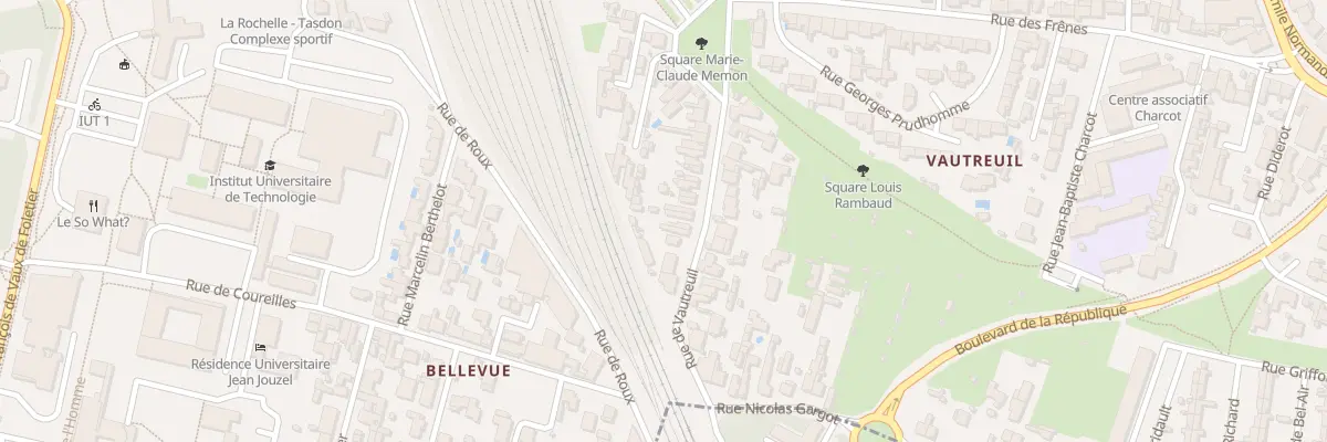 Plan du 38 Rue de Vautreuil à La Rochelle