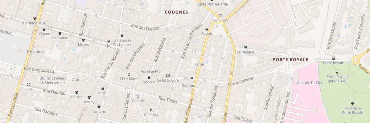 Plan du 16 Rue du Brave Rondeau à La Rochelle