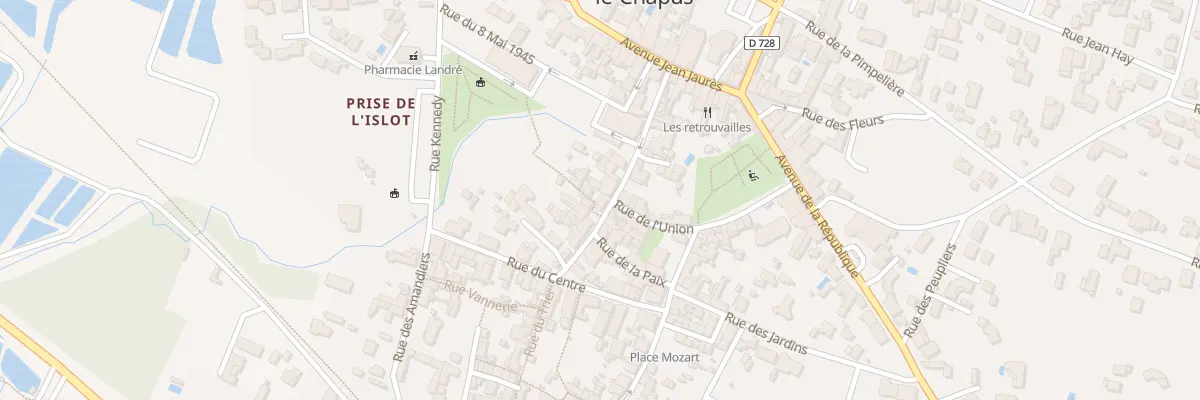 Plan du 13 Rue Gambetta à Bourcefranc-le-Chapus