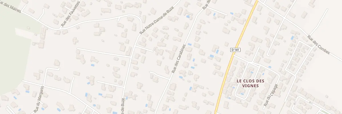Plan du 17 Rue des Carabines aux Mathes