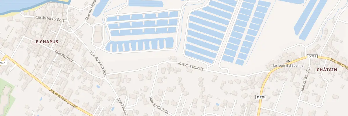 Plan du 3 Rue des Marais à Bourcefranc-le-Chapus