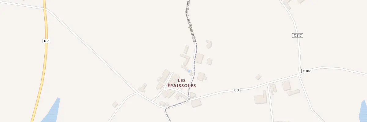 Plan du 15 Les Epaissoles aux Pineaux