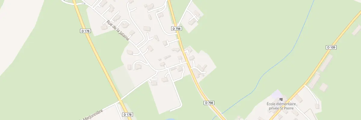 Plan du 2 Rue de la Jalaine à Luitré-Dompierre