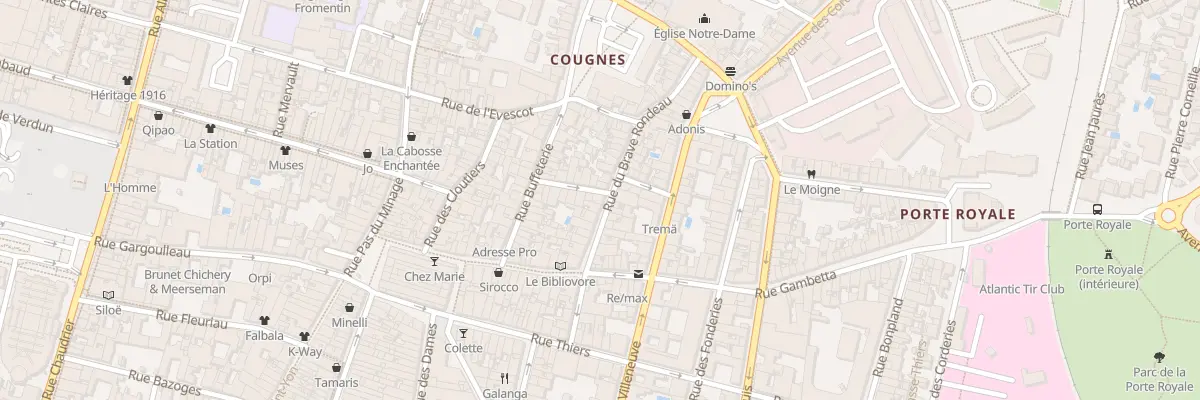 Plan du 23 Rue du Brave Rondeau à La Rochelle