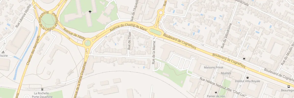 Plan du 8 Rue de la Marne à La Rochelle