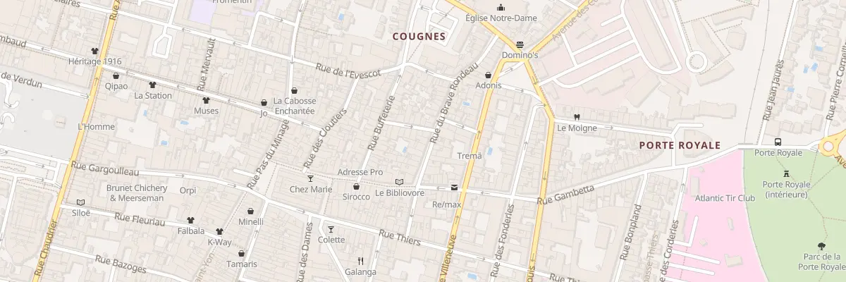 Plan du 21 Rue du Brave Rondeau à La Rochelle