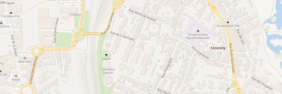 Plan du 12 Rue de la Barroere à La Rochelle