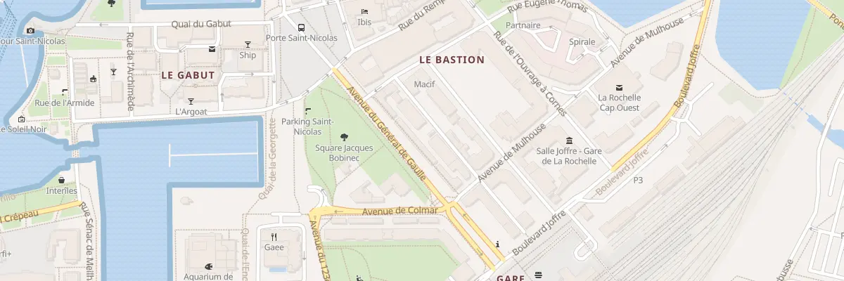 Plan du 13 Av du Général de Gaulle à La Rochelle