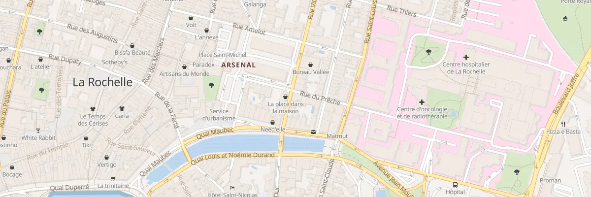 Plan du 6 Rue Villeneuve à La Rochelle
