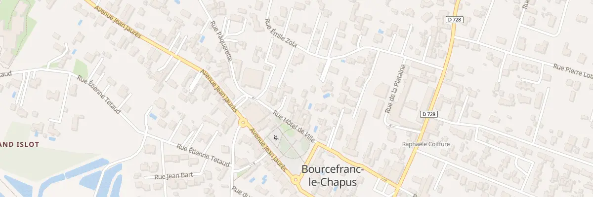 Plan du 23 Rue de l’Hôtel de Ville à Bourcefranc-le-Chapus