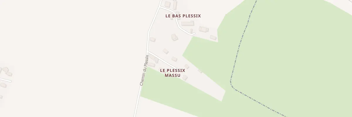 Plan du 5 Che du Plessix Massu à Beaucé