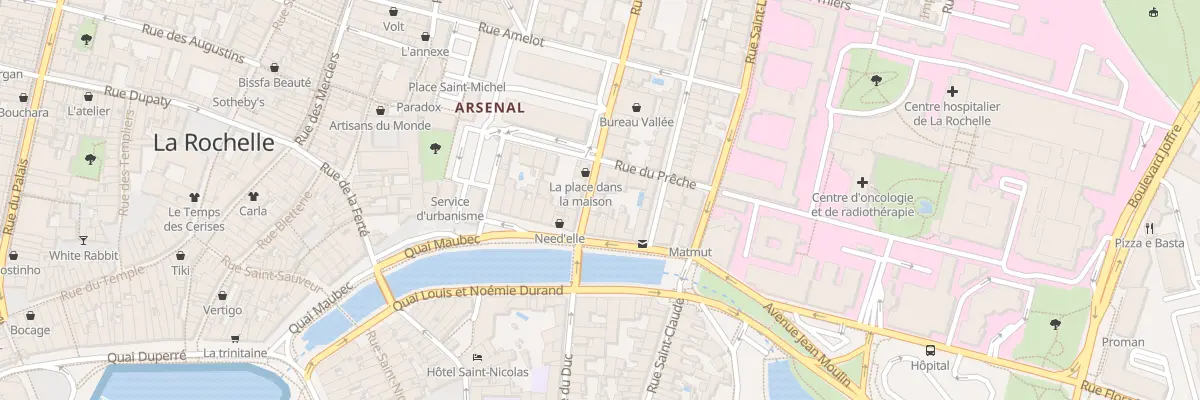 Plan du 2B Rue Villeneuve à La Rochelle