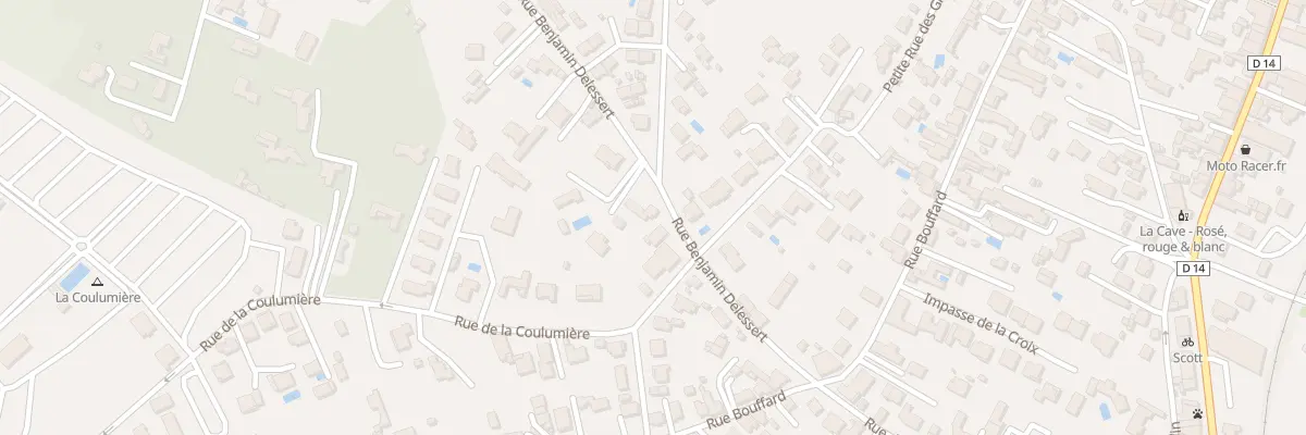 Plan du 5 Rue Benjamin Delessert à La Tremblade