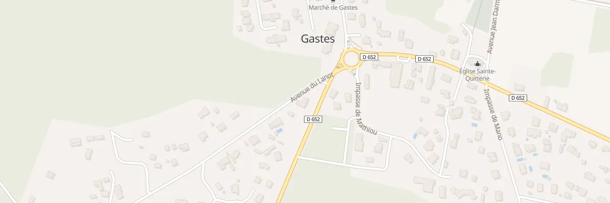 Plan du 53 Av du Lanot à Gastes