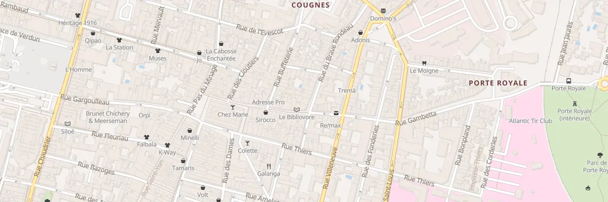 Plan du 11 Rue du Brave Rondeau à La Rochelle