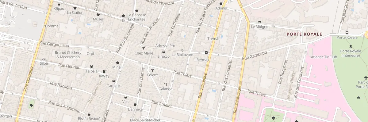 Plan du 5 Rue du Brave Rondeau à La Rochelle