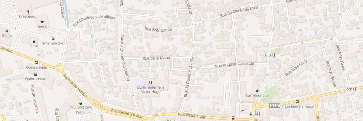 Plan du 2B Rue de la Marne à La Teste-de-Buch