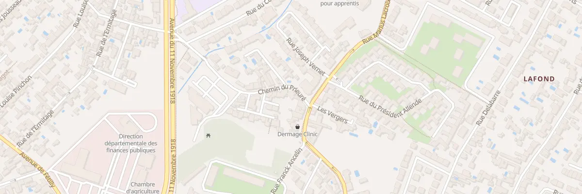 Plan du 1T Che du Prieuré à La Rochelle