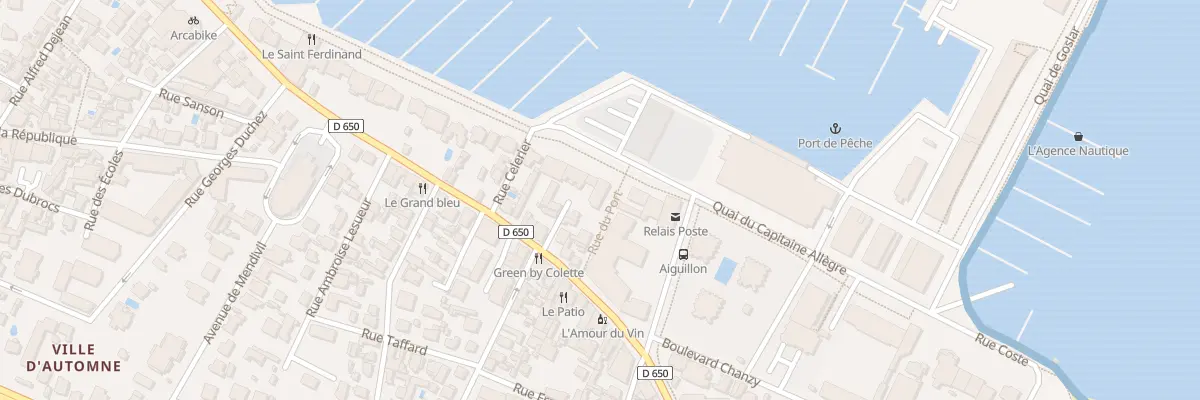 Plan du 1 Rue du Port à Arcachon