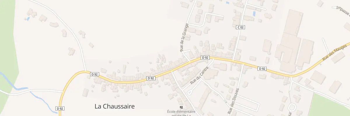 Plan du 34 Rue de Bretagne (La Chaussaire à Montrevault-sur-Èvre