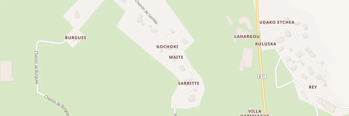 Plan du 570 Che de Sarritte à Bidache