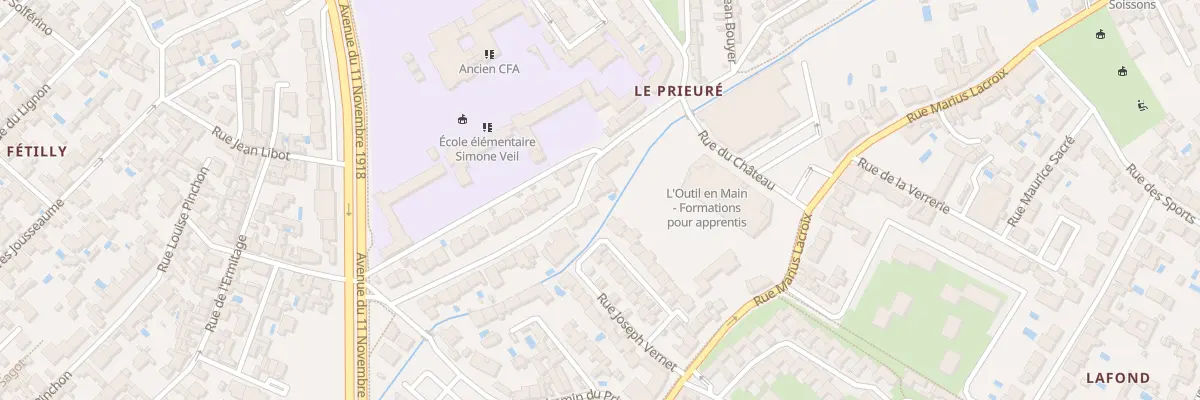Plan du 30 Rue du Cdt l’Herminier à La Rochelle