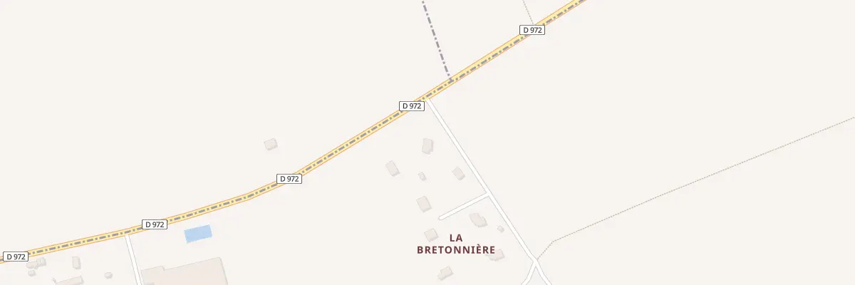 Plan du 2 La Bretonniere à Saint-Gilles