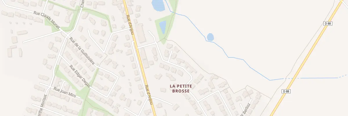 Plan du 3D Rue Maurice Ravel à Argentré-du-Plessis