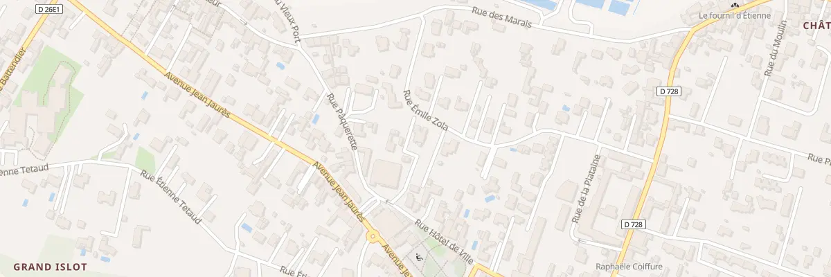 Plan du 16 Rue Emile Zola à Bourcefranc-le-Chapus
