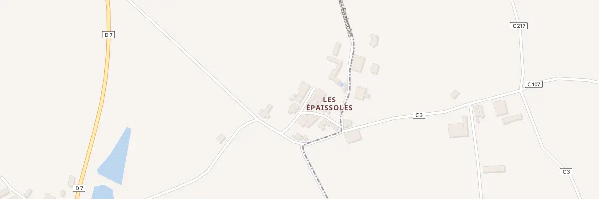 Plan du 8 Les Epaissoles aux Pineaux