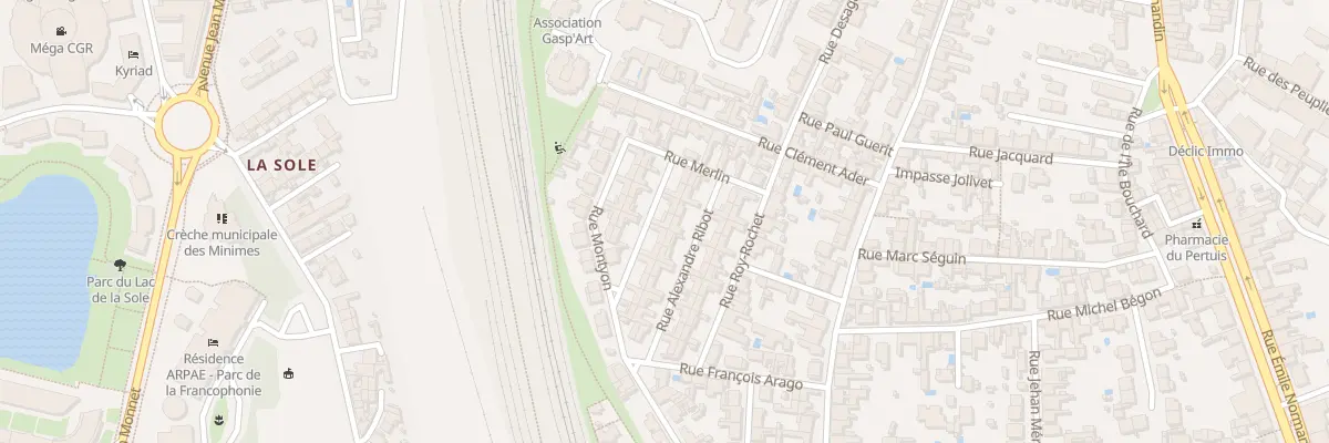 Plan du 7 Rue du Docteur Grancher à La Rochelle