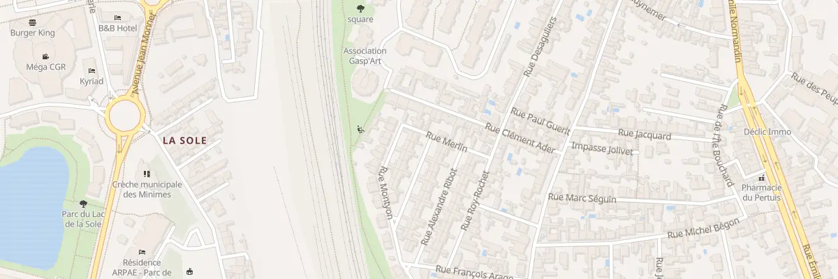 Plan du 2 Rue du Docteur Grancher à La Rochelle