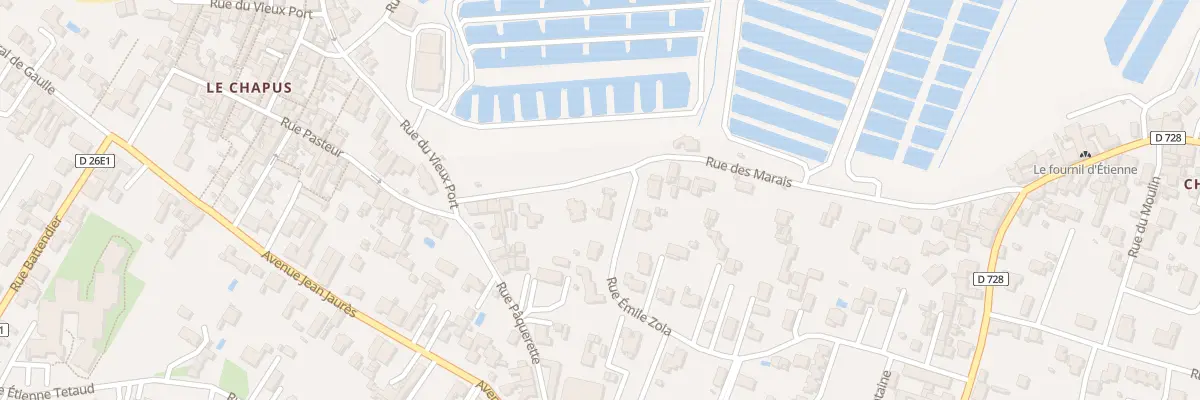 Plan du 24 Rue Emile Zola à Bourcefranc-le-Chapus