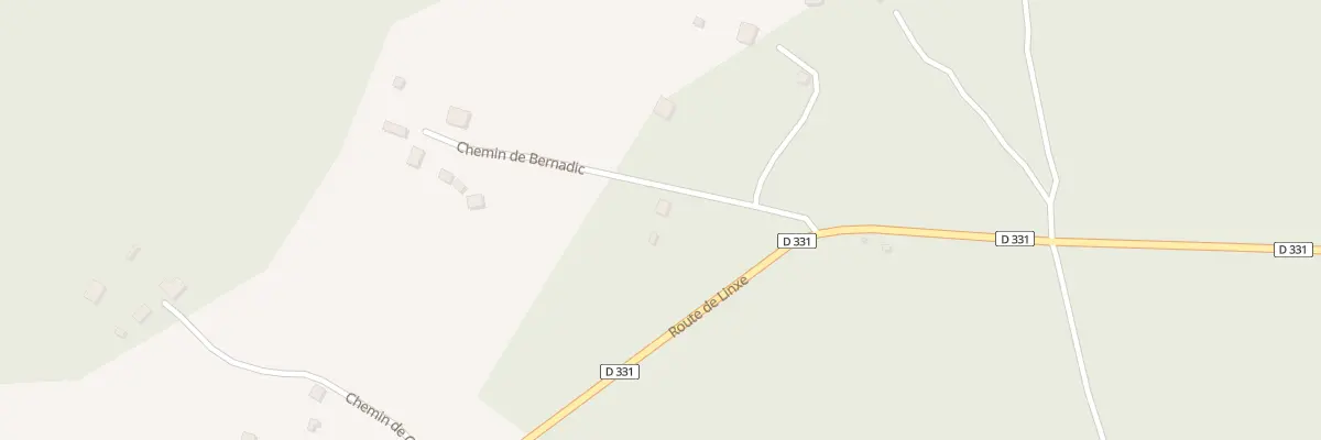 Plan du 101 Che de Bernadic à Lesperon