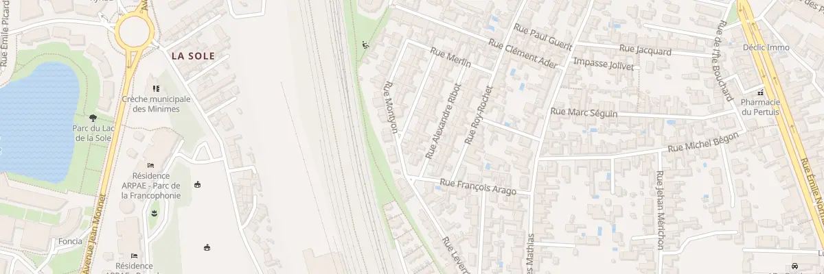 Plan du 17 Rue du Docteur Grancher à La Rochelle