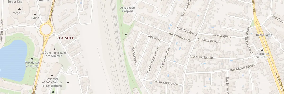 Plan du 8 Rue du Docteur Grancher à La Rochelle