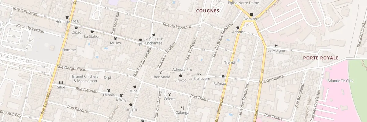 Plan du 3A Rue Buffeterie à La Rochelle