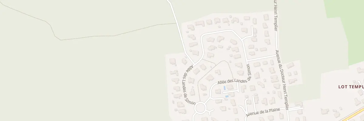 Plan du 79 All des Landes de Simon à Lège-Cap-Ferret