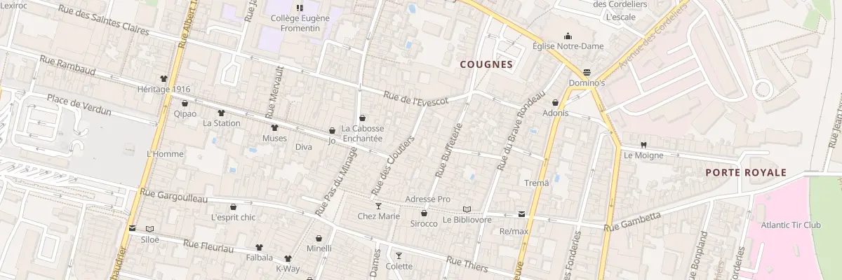 Plan du 26 Rue des Cloutiers à La Rochelle