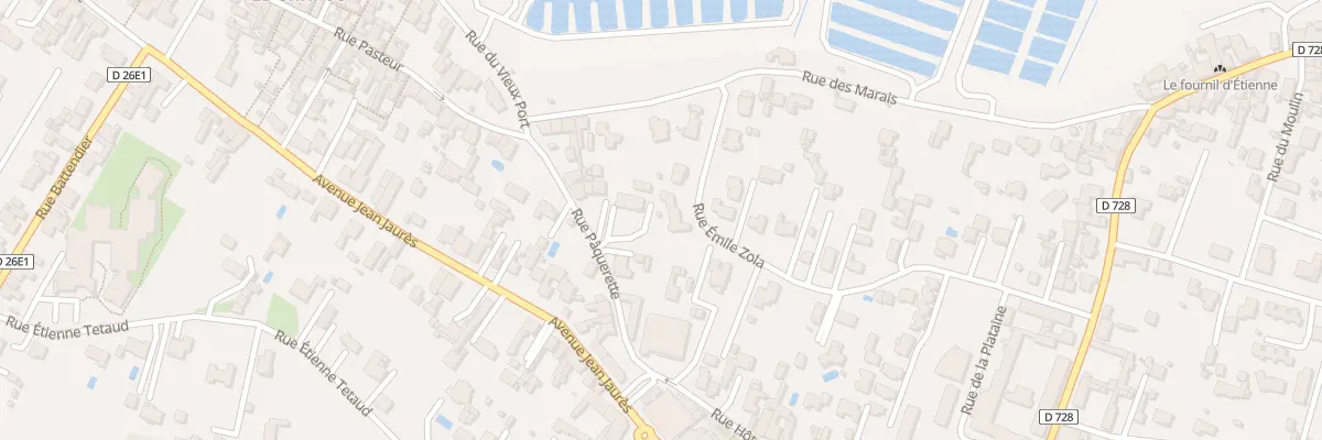 Plan du 20 Rue Emile Zola à Bourcefranc-le-Chapus